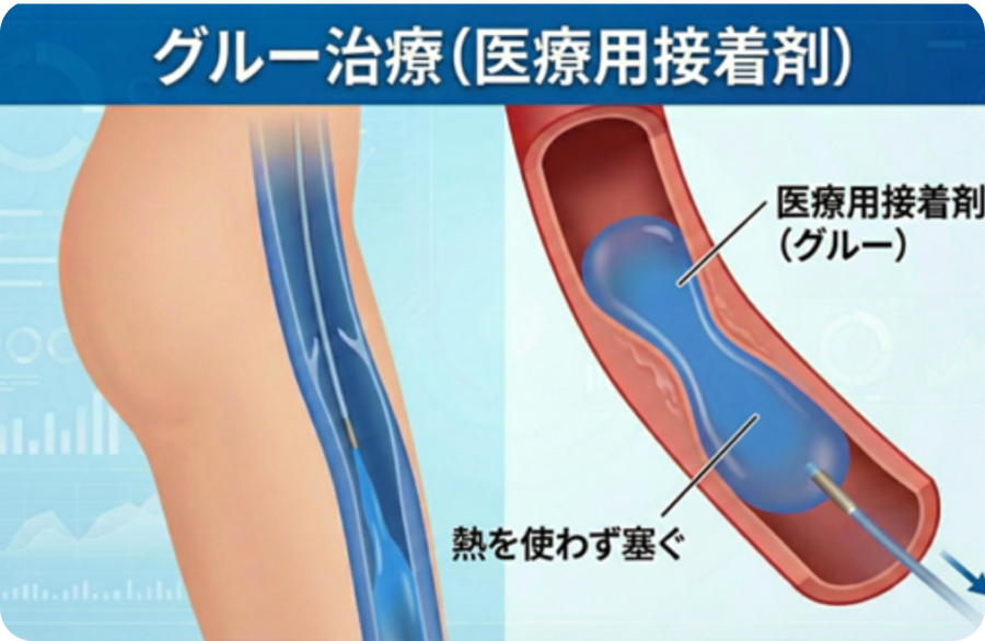 グルー治療の仕組み